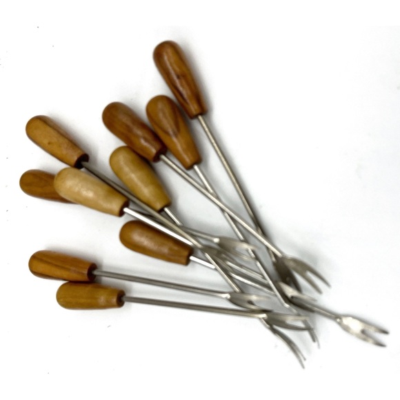 Vintage Wood Pick Set (10) From Germany - Picture 6 of 6